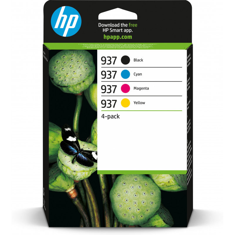 Pack 4 cartouches 6c400ne - rendement élevé