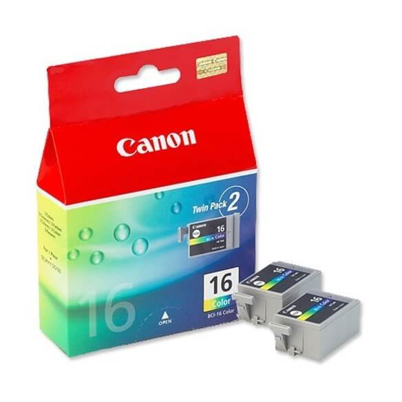 Cartouches d'encre couleur BCI-16 - Pack double