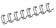 Anneaux de reliure métal 6mm - paquet de 100, noir