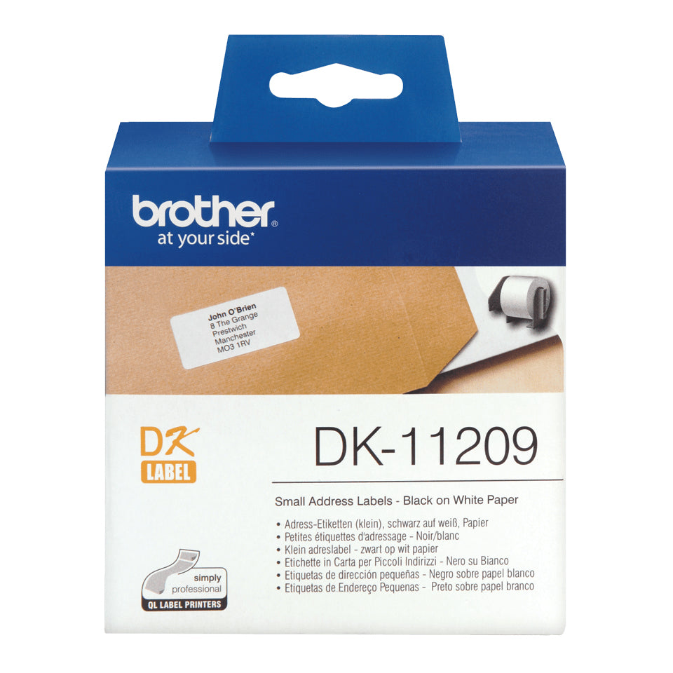 Rouleau d'étiquettes Brother 29x62mm - 800 étiquettes