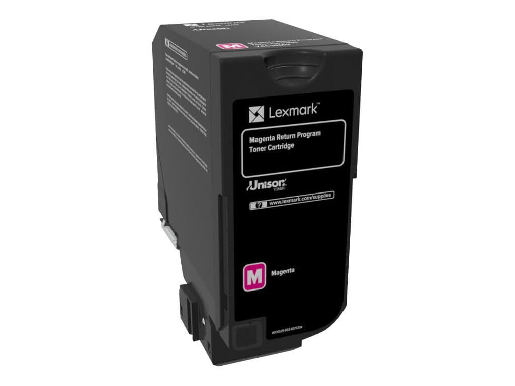 Toner Lexmark magenta 74c20m0 - capacité 3000 pages
