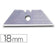 Lame Cutter Auto-retractable 18mm - Pack de 5