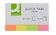Marque-pages adhésifs néon - 4x50 feuilles repositionnables