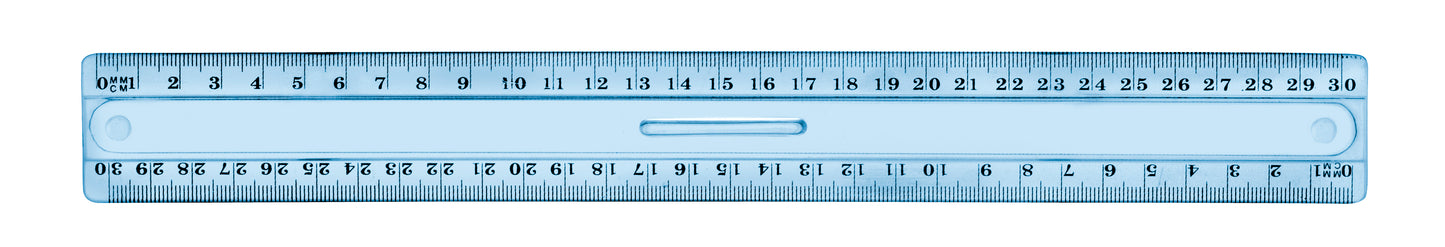 Triple décimètre 30 cm - plastique incassable