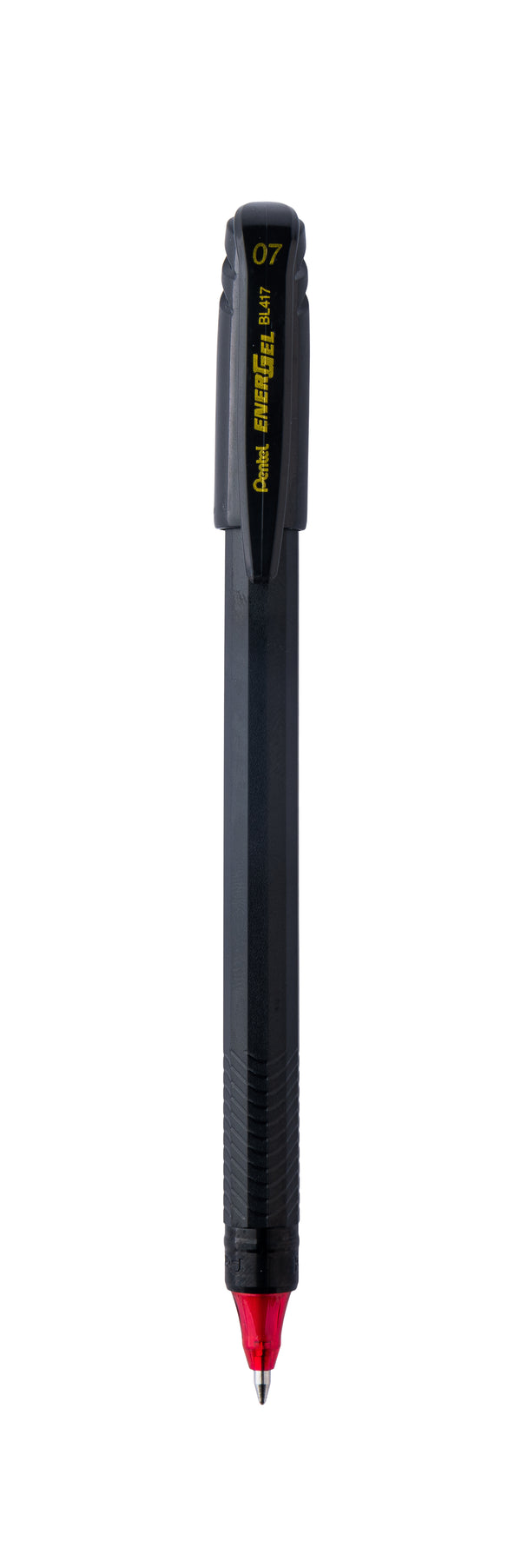 Roller gel rechargeable encre rouge - séchage rapide et écologique