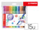 Feutres pointe moyenne 0,8 mm - 15 couleurs assorties