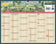 Calendrier de bureau mini 21x26 exotique