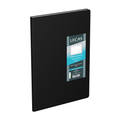 Agenda semainier 16x24 cm - couverture souple noire
