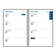 Agenda semainier compact 10x15 cm - Vue hebdomadaire