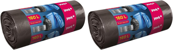 Sacs poubelle 160L - Déchets lourds - Lot de 10