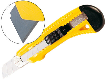Cutter plastique 18 mm - précision et sécurité
