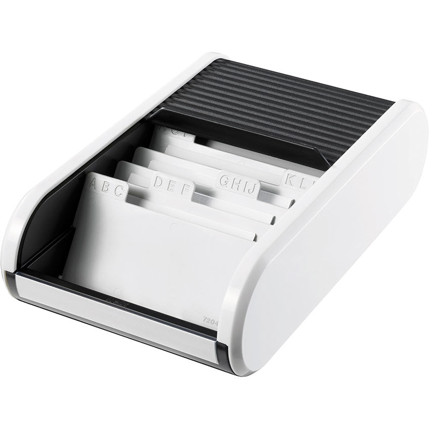 Boîte à cartes de visite linear - élégance bicolore