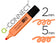 Surligneur Biseauté Pastel Orange - Précision et Style