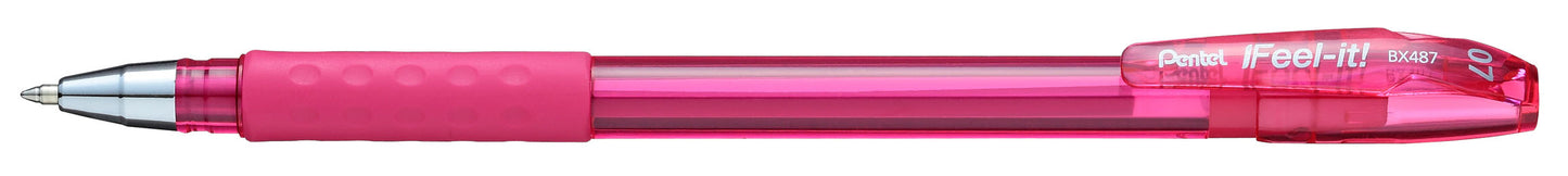 Stylo-bille grip 0,7 mm - écriture fluide rose