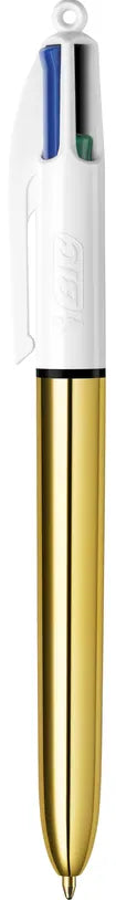 Stylo BIC 4 Couleurs Shine Or