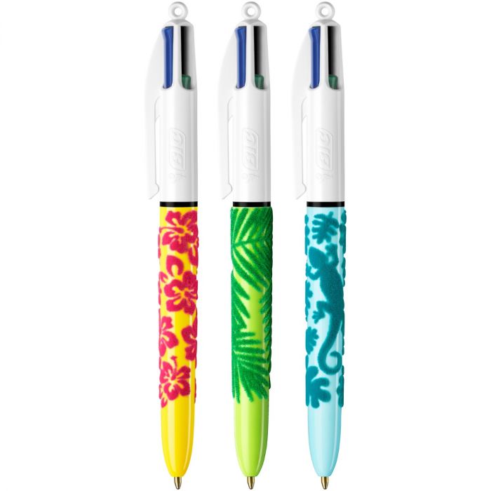 Stylo-bille BIC 4 Couleurs Velours 1,0 mm