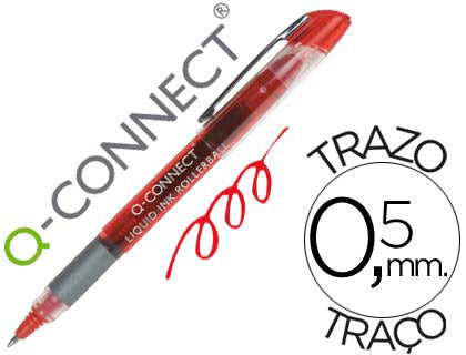 Stylo roller rouge 0.7 - écriture fluide et précise