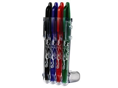 Stylo roller frixion effaçable 0.7 mm - pack de 4 couleurs