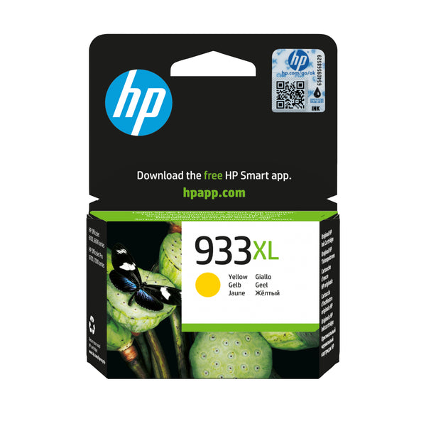 Cartouche d'encre HP jaune 933xl - haut rendement
