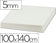 Carton mousse 100x140cm - épaisseur 5mm, blanc