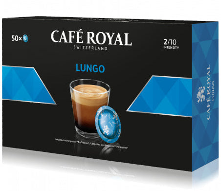 Capsules Nespresso pro par Café royal- lungo - boîte de 50
