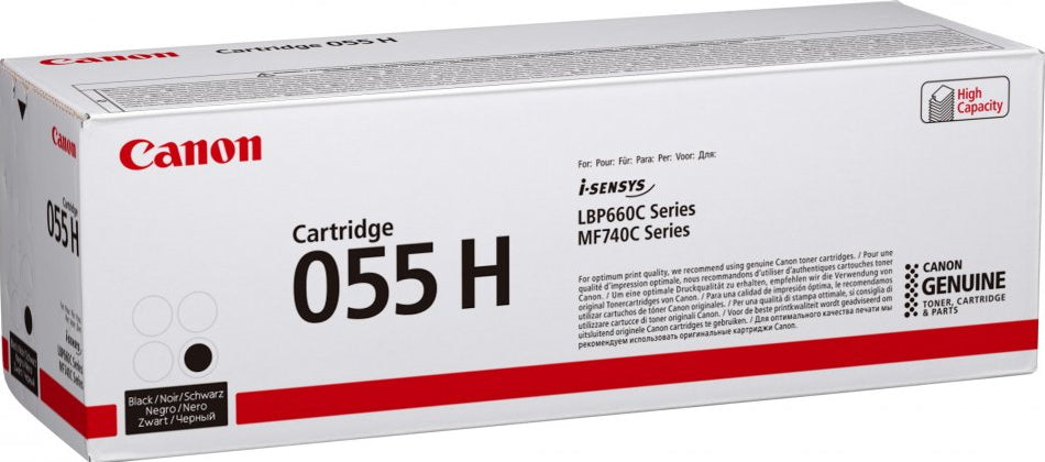 Cartouche Toner Canon 055h hc noir - rendement élevé 7600 pages