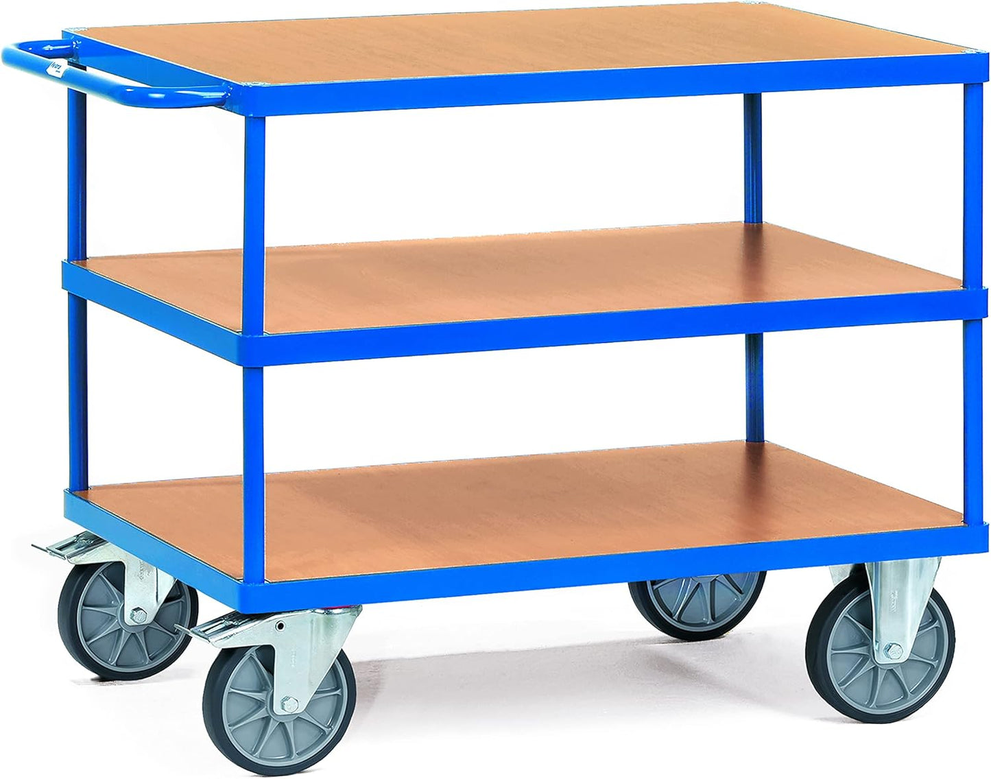 Servante industrielle 500 kg - 3 plateaux robustes