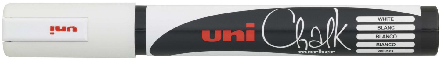 Marqueur craie conique moy. blanc - Uni-Ball