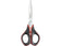 Ciseaux de bureau lames acier inoxydable 170mm bouts pointus coloris rouge/noir.
