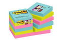 Bloc notes adhésifs carrés Post-it® 47x47 mm - couleurs vives