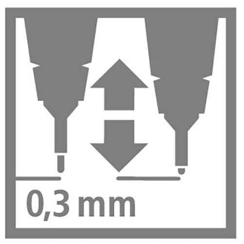 Feutre sensor pointe fine rouge