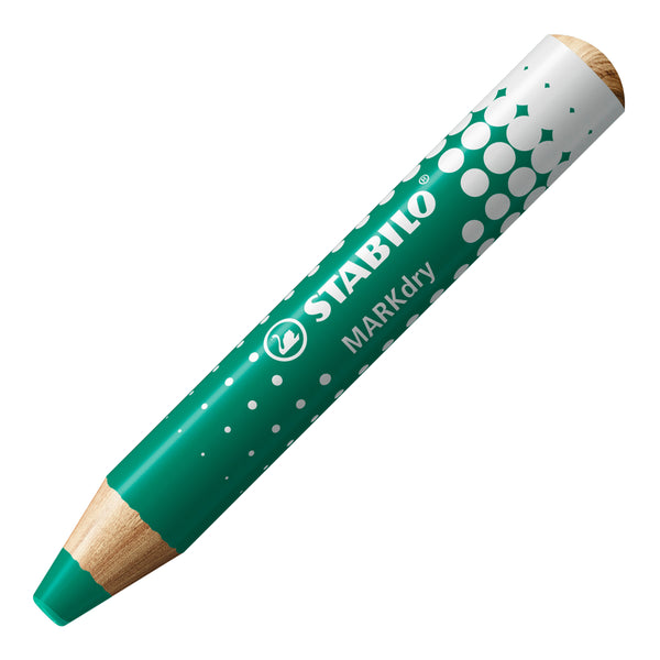 Crayon marqueur vert pour ardoises et tableaux blancs STABILO MARKdry