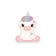 Taille-crayon lumineux Legami Licorne - réservoir amovible, magie