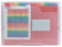 Trieur valisette A4 13 compartiments+ élastique polypro transparent