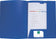 Chemise presentation personnalisable polypropylène kreacover bleu