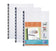 Pochettes perforées A4 pour protege document Flexam-lot de 10