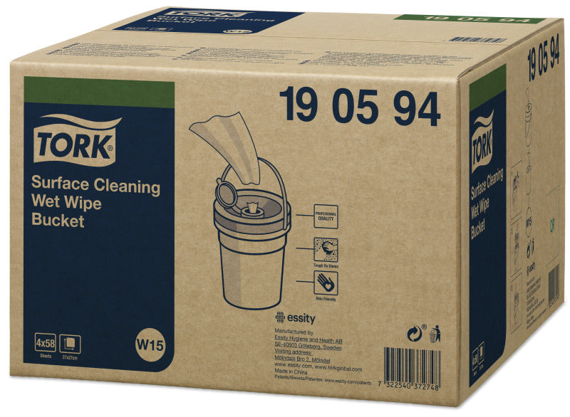 Seau 58 Lingettes Blanches W15