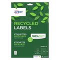 Etiquette recyclé 99.1x38.1- 15feuilles 210 etiquettes