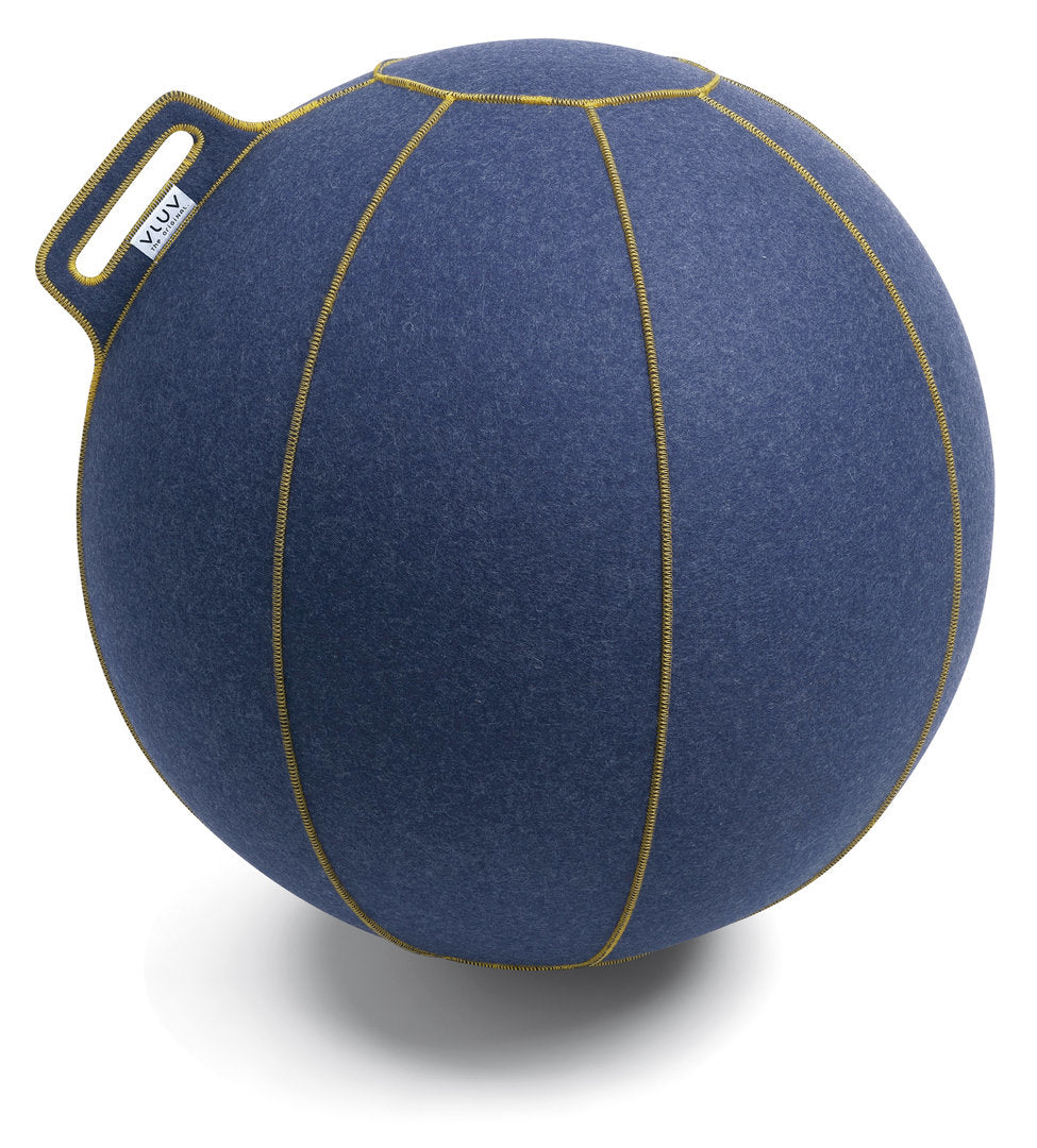 Ballon d'assise ergonomique - Denim/Or - Ø 60-65cm