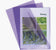 Pochettes coin A4 pvc 13/100e haute résistance-violet