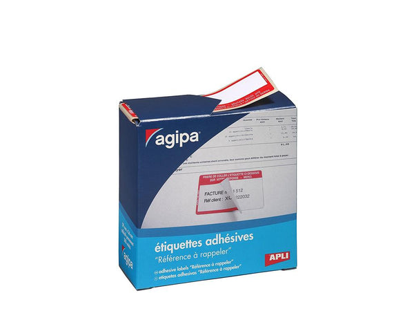 Étiquettes adhésives 59x36 mm "référence à rappeler" - boîte de 500 unités