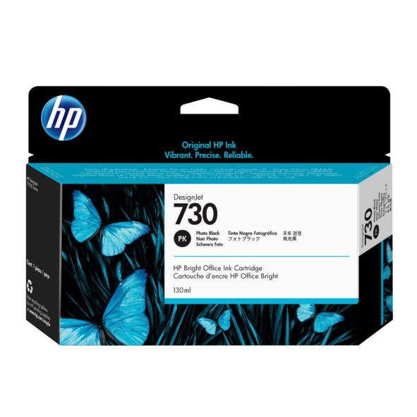 Cartouche d'encre HP 730 - noir photo 300ml xl