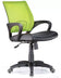 Chaise bureau télétravail cuir synthétique réglable - Home - Vert/Noir