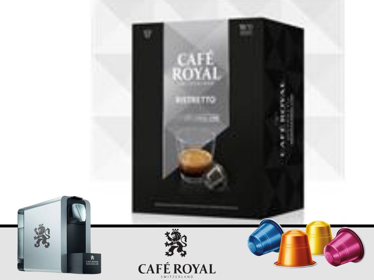 Capsules Café royal ristretto pro - café intense et corsé