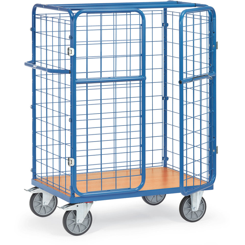 Chariot colis grillagé - Capacité 600 kg