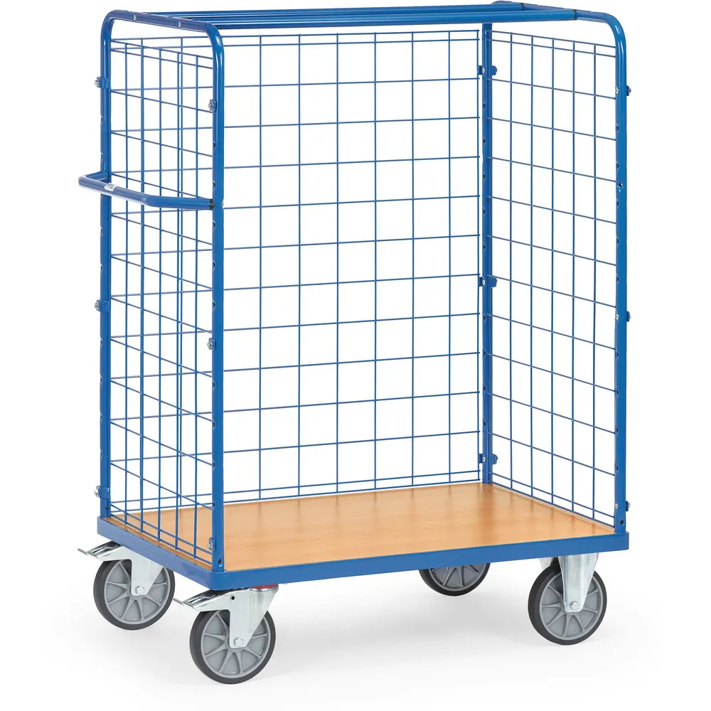 Chariot colis grillagé - Capacité 600 kg