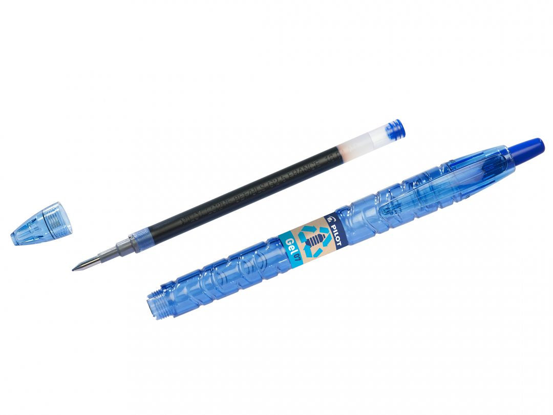 stylo Roller b2p 0.7 - green pack 10 stylo +10 recharges encre bleu