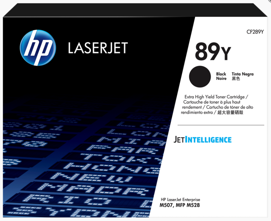 Cartouche laser remanufacturé HP cf289y - rendement 20 000 pages
