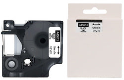 Ruban pour Dymo D1 9mm x 7m - noir/blanc