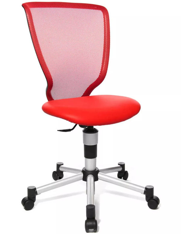 Siège de bureau enfant rouge Topstar - réglage hauteur progressif